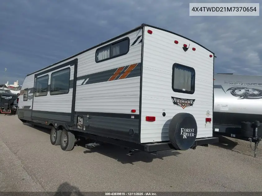 2021 Fore River 28Vbxl VIN: 4X4TWDD21M7370654 Lot: 43839515