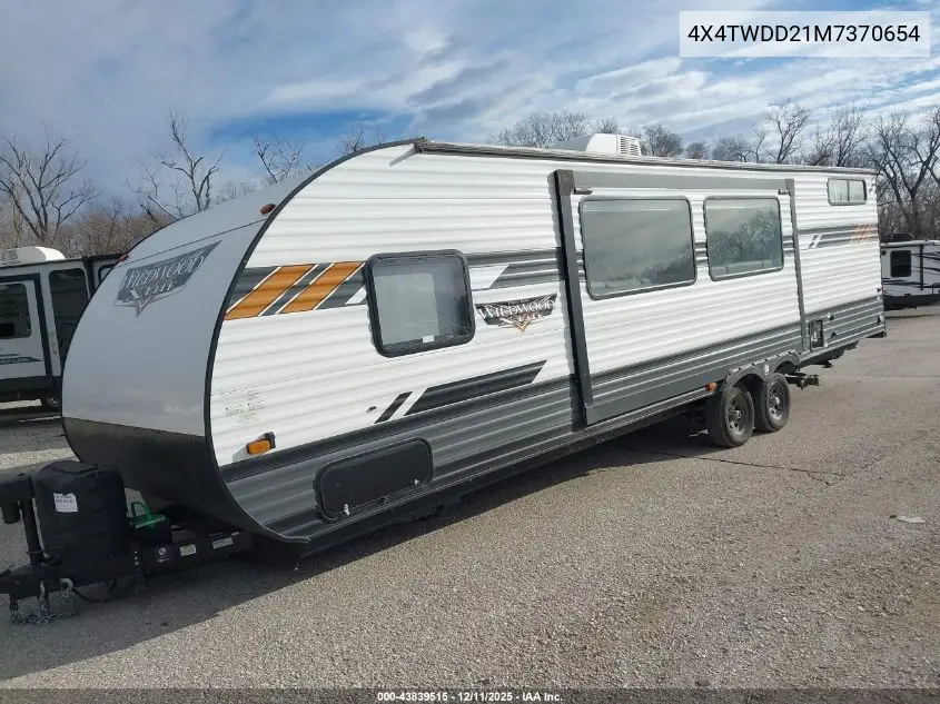 2021 Fore River 28Vbxl VIN: 4X4TWDD21M7370654 Lot: 43839515