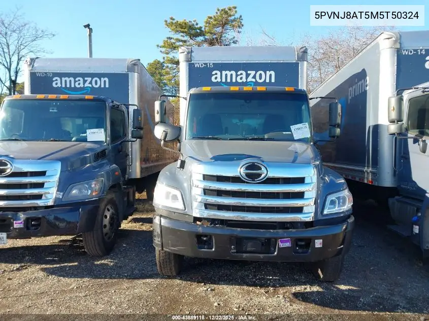2021 Hino 238/258/268 VIN: 5PVNJ8AT5M5T50324 Lot: 43889118