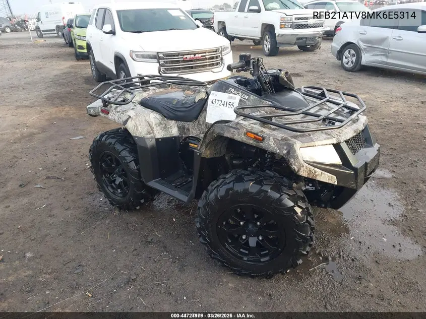 RFB21ATV8MK6E5314 2021 Tracker 450Cc