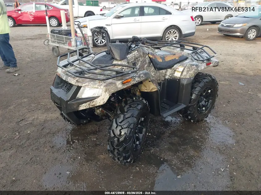 RFB21ATV8MK6E5314 2021 Tracker 450Cc