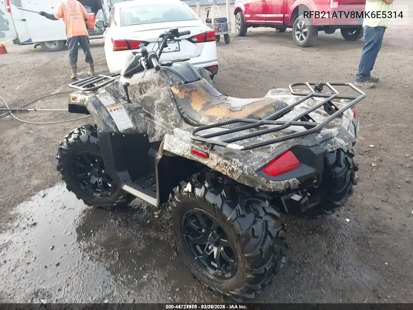 RFB21ATV8MK6E5314 2021 Tracker 450Cc