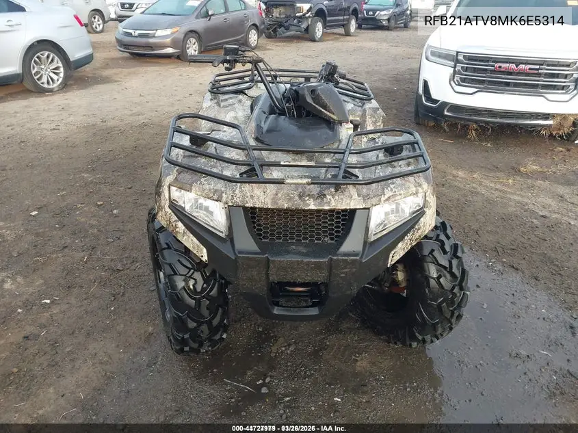 RFB21ATV8MK6E5314 2021 Tracker 450Cc