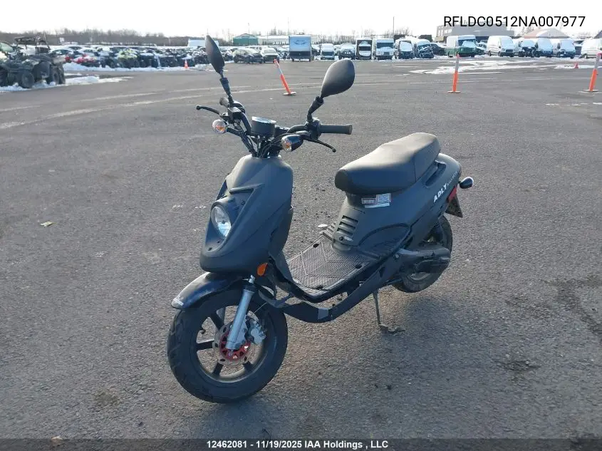 RFLDC0512NA007977 2022 Adly Scooter