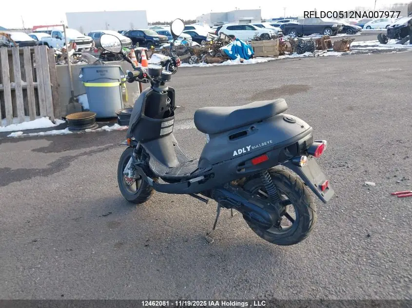 RFLDC0512NA007977 2022 Adly Scooter
