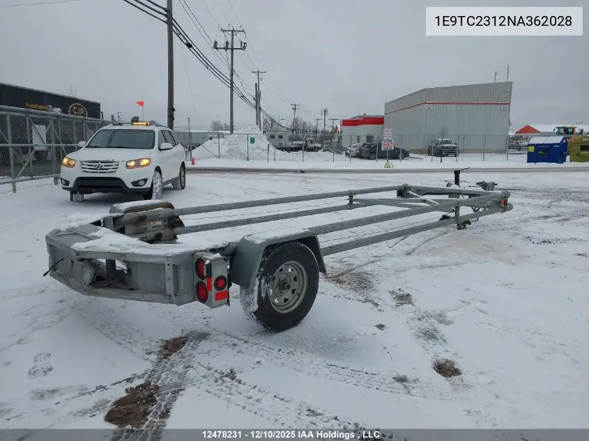 2022 Trailer Vorte Vtq VIN: 1E9TC2312NA362028 Lot: 12478231