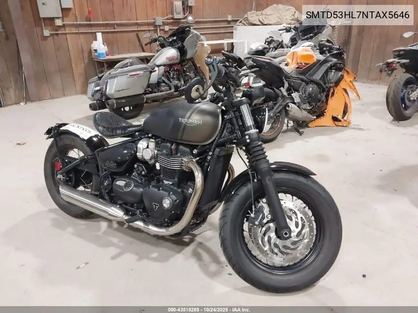 SMTD53HL7NTAX5646 2022 Triumph Motorcycle Bonneville Bobber