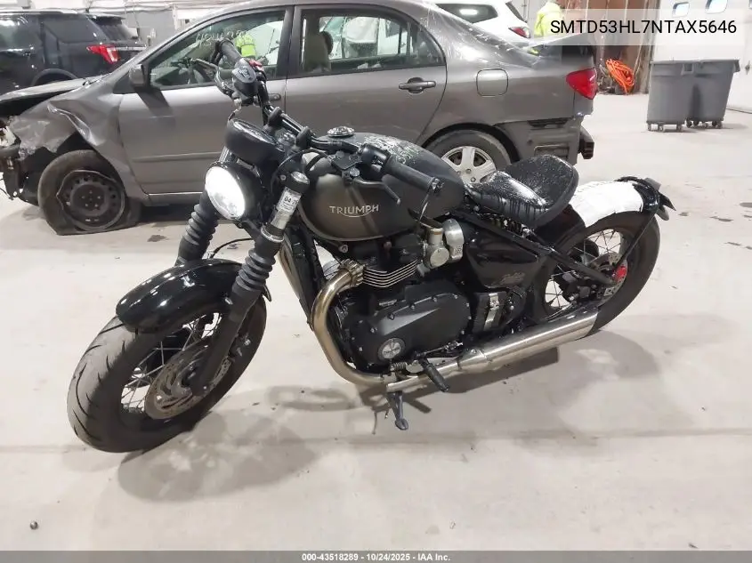 SMTD53HL7NTAX5646 2022 Triumph Motorcycle Bonneville Bobber