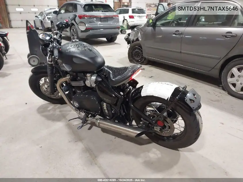 SMTD53HL7NTAX5646 2022 Triumph Motorcycle Bonneville Bobber