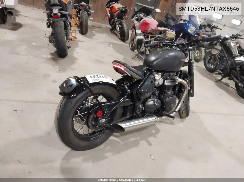 SMTD53HL7NTAX5646 2022 Triumph Motorcycle Bonneville Bobber