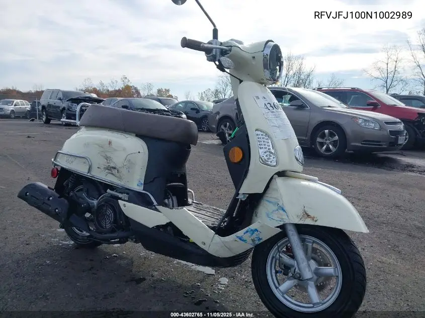 RFVJFJ100N1002989 2022 Genuine Scooter Co. Buddy Kick