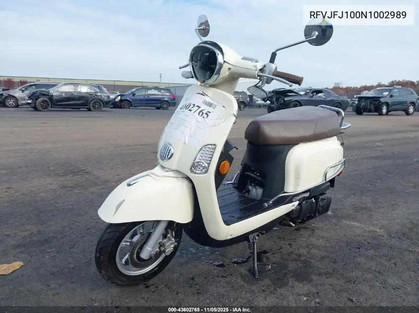 RFVJFJ100N1002989 2022 Genuine Scooter Co. Buddy Kick