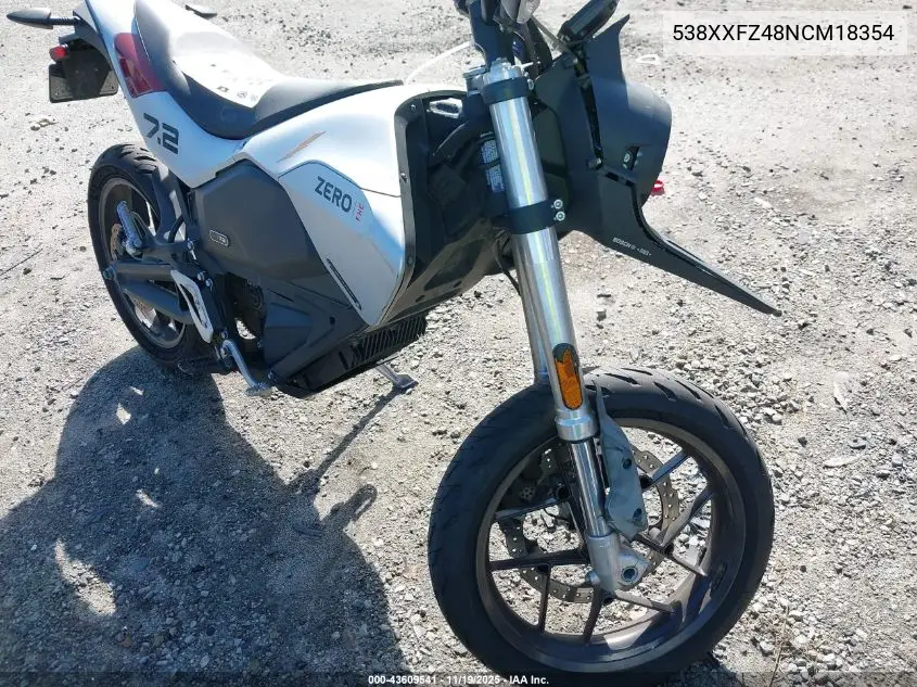 538XXFZ48NCM18354 2022 Zero Motorcycles Inc Fxe