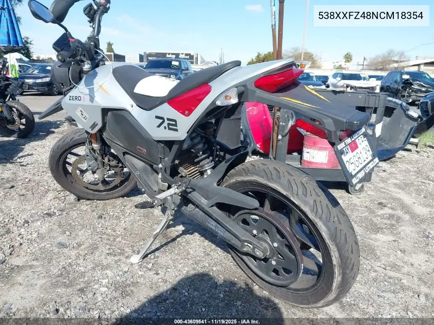 538XXFZ48NCM18354 2022 Zero Motorcycles Inc Fxe