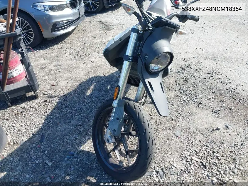 538XXFZ48NCM18354 2022 Zero Motorcycles Inc Fxe