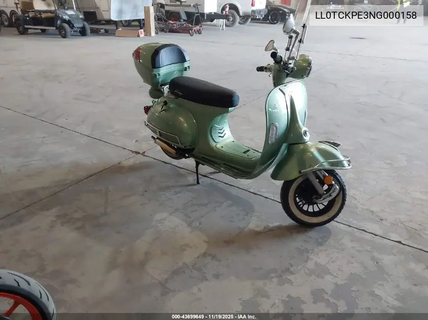 LL0TCKPE3NG000158 2022 Yngf 49Cc Scooter
