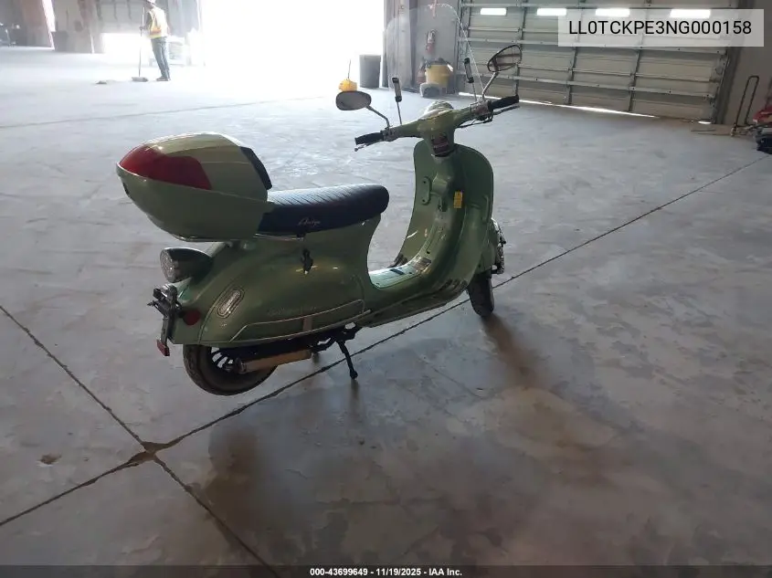 LL0TCKPE3NG000158 2022 Yngf 49Cc Scooter