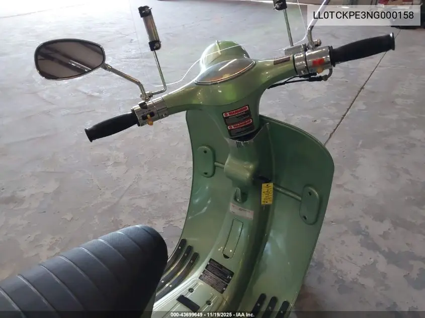 LL0TCKPE3NG000158 2022 Yngf 49Cc Scooter