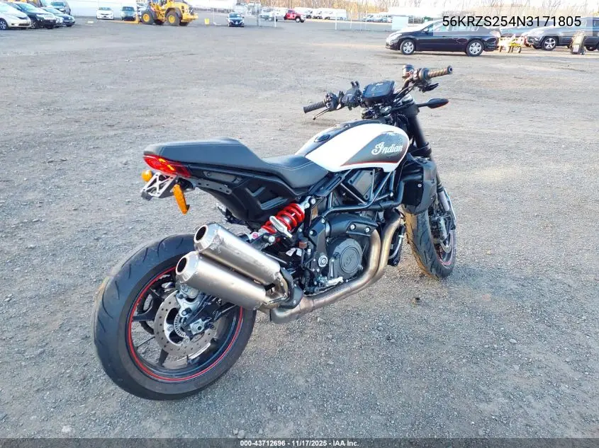 56KRZS254N3171805 2022 Indian Motorcycle Co. Ftr S