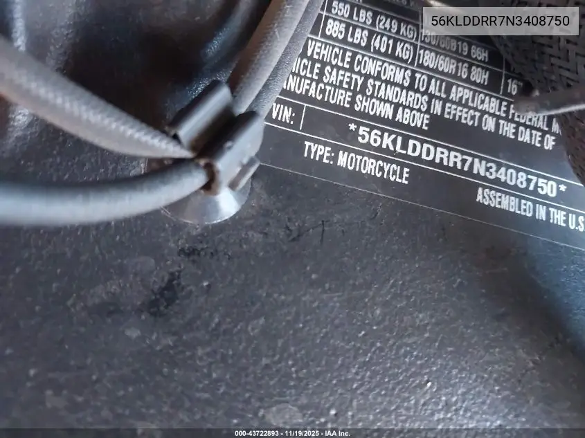 56KLDDRR7N3408750 2022 Indian Motorcycle Co. Pursuit Dark Horse