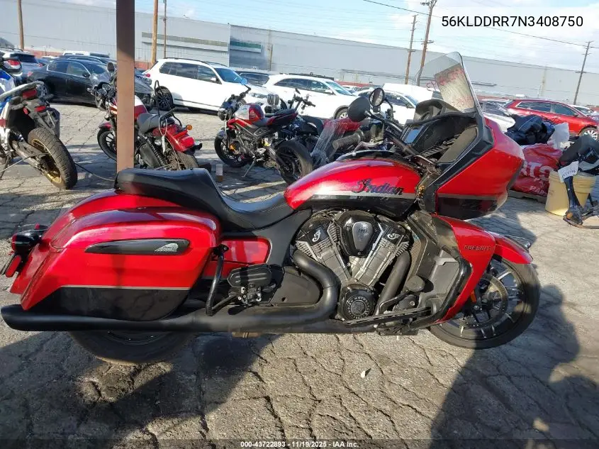 56KLDDRR7N3408750 2022 Indian Motorcycle Co. Pursuit Dark Horse