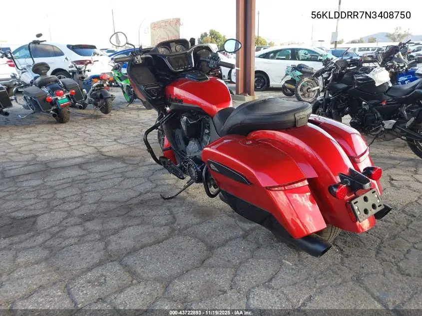 56KLDDRR7N3408750 2022 Indian Motorcycle Co. Pursuit Dark Horse