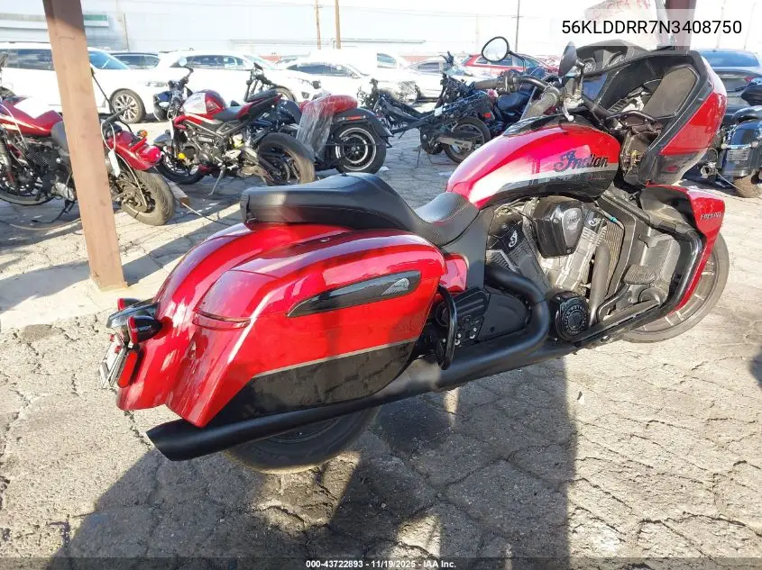 56KLDDRR7N3408750 2022 Indian Motorcycle Co. Pursuit Dark Horse