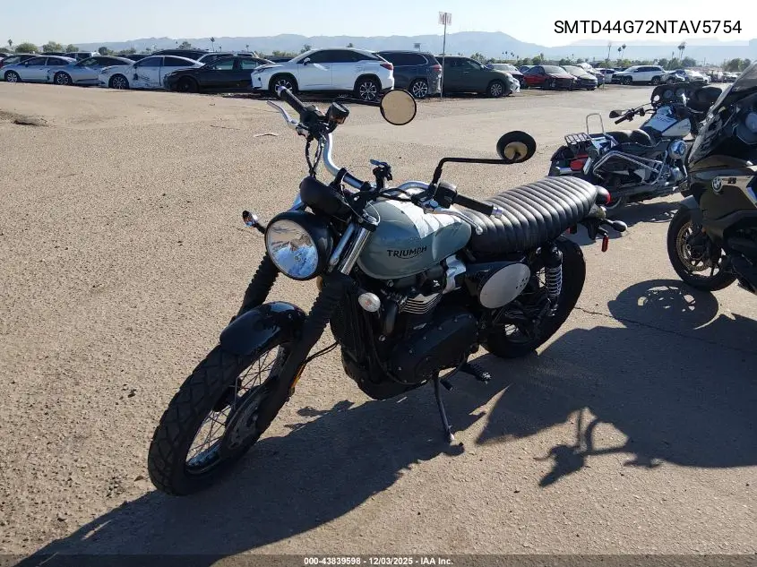 SMTD44G72NTAV5754 2022 Triumph Motorcycle Street Scrambler