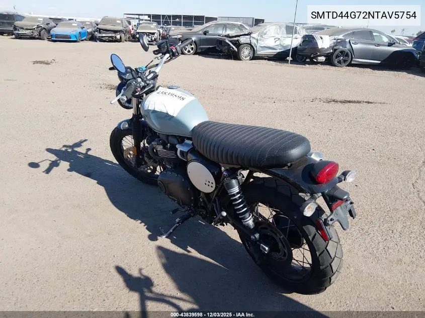SMTD44G72NTAV5754 2022 Triumph Motorcycle Street Scrambler