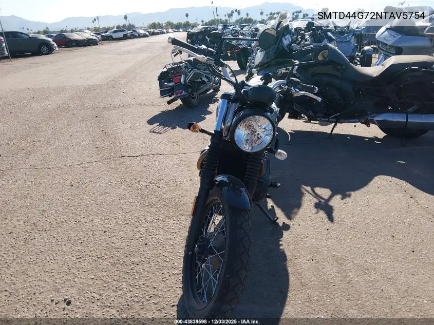 SMTD44G72NTAV5754 2022 Triumph Motorcycle Street Scrambler