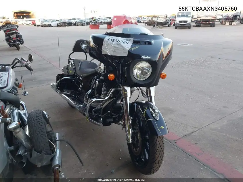 56KTCBAAXN3405760 2022 Indian Motorcycle Co. Chieftain