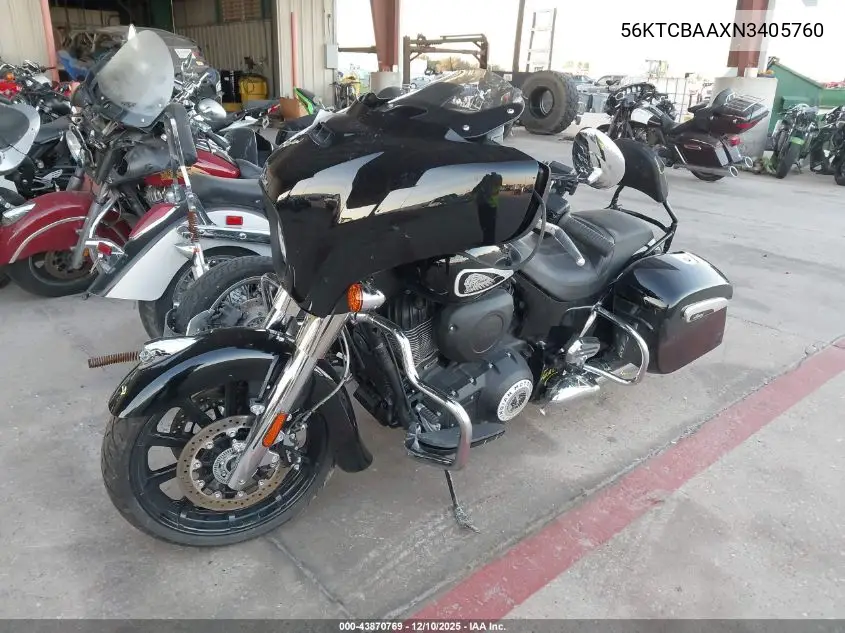 56KTCBAAXN3405760 2022 Indian Motorcycle Co. Chieftain