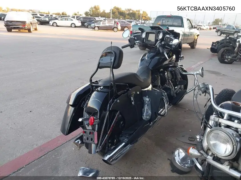56KTCBAAXN3405760 2022 Indian Motorcycle Co. Chieftain