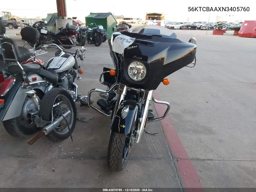 56KTCBAAXN3405760 2022 Indian Motorcycle Co. Chieftain