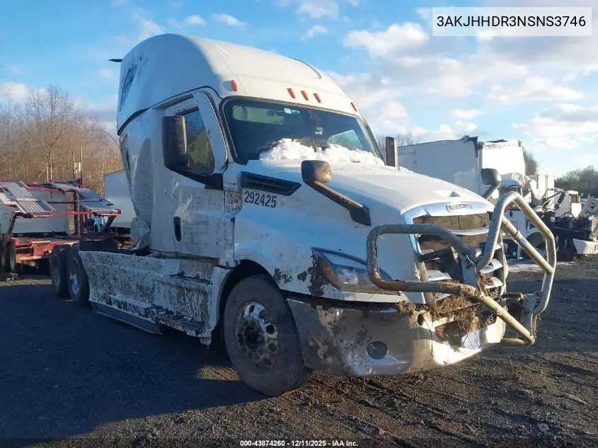 2022 Freightliner New Cascadia 126 VIN: 3AKJHHDR3NSNS3746 Lot: 43874260
