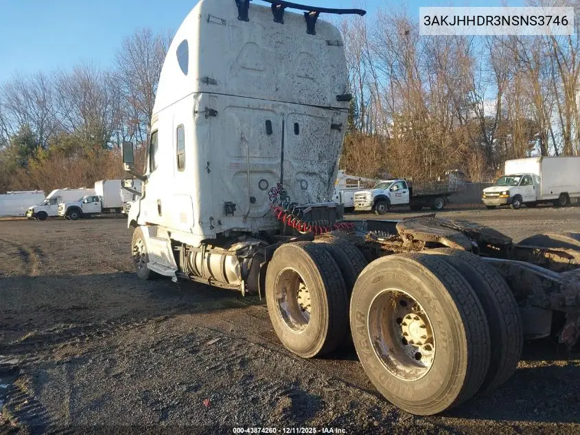 2022 Freightliner New Cascadia 126 VIN: 3AKJHHDR3NSNS3746 Lot: 43874260