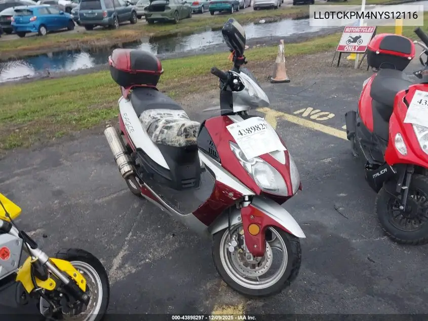 LL0TCKPM4NYS12116 2022 Yngf 150Cc Scooter