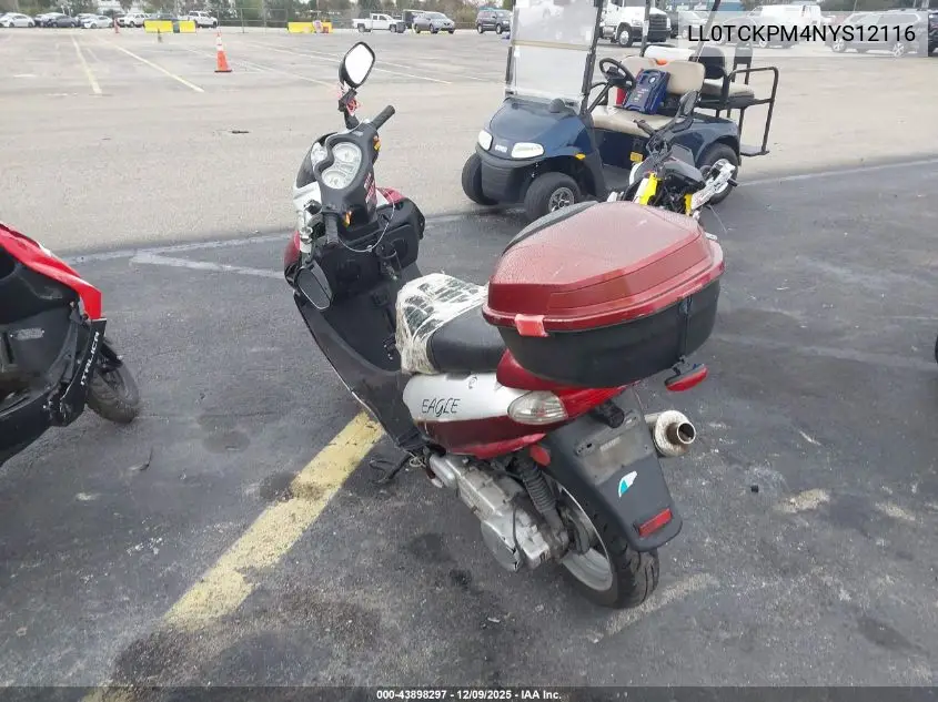LL0TCKPM4NYS12116 2022 Yngf 150Cc Scooter
