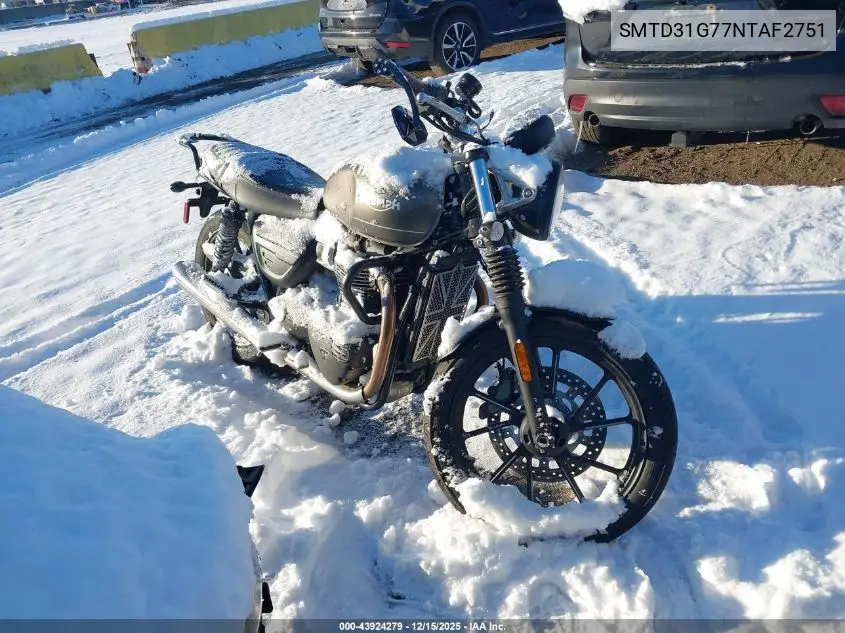 SMTD31G77NTAF2751 2022 Triumph Motorcycle Street Twin