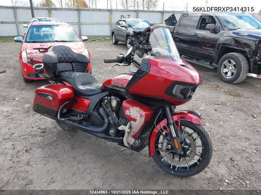 56KLDFRRXP3414315 2023 Indian Motorcycle Co. Pursuit Dark Horse With Premium Package