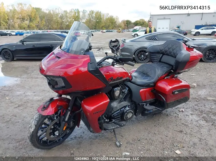 56KLDFRRXP3414315 2023 Indian Motorcycle Co. Pursuit Dark Horse With Premium Package