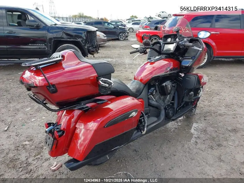 56KLDFRRXP3414315 2023 Indian Motorcycle Co. Pursuit Dark Horse With Premium Package