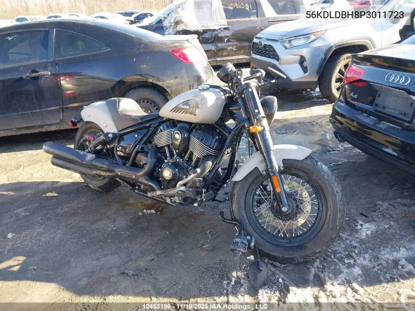 56KDLDBH8P3011723 2023 Indian Motorcycle Co. Chief Bobber Darkhorse Abs