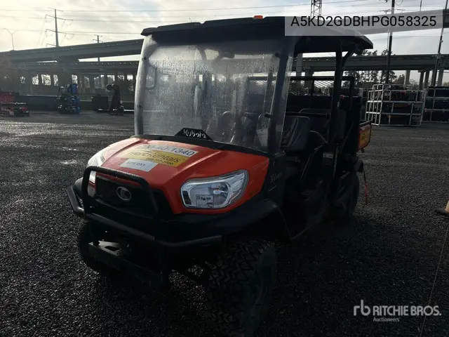 A5KD2GDBHPG058325 2023 Kubota Rtvx 1140 Wh 2023 Kubota Rtvx1140Wh 4X4 Utility Vehicle