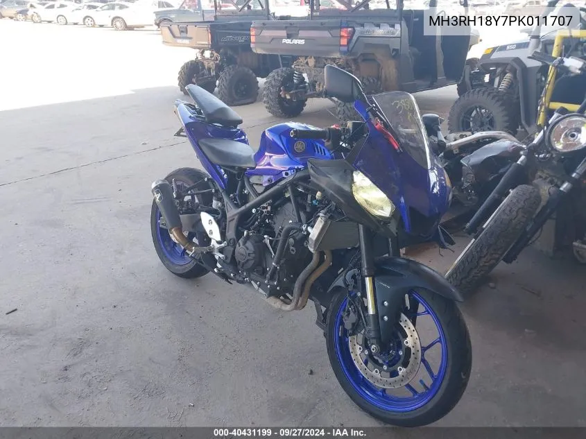 MH3RH18Y7PK011707 2023 Yamaha Yzfr3 A