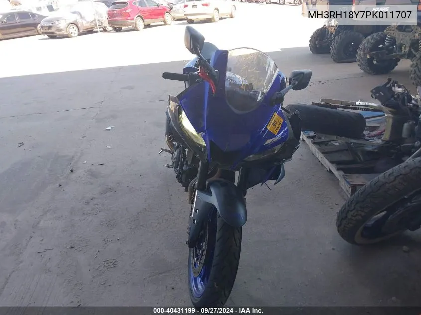 MH3RH18Y7PK011707 2023 Yamaha Yzfr3 A