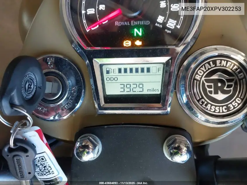 ME3FAP20XPV302253 2023 Royal Enfield Motors Classic 350