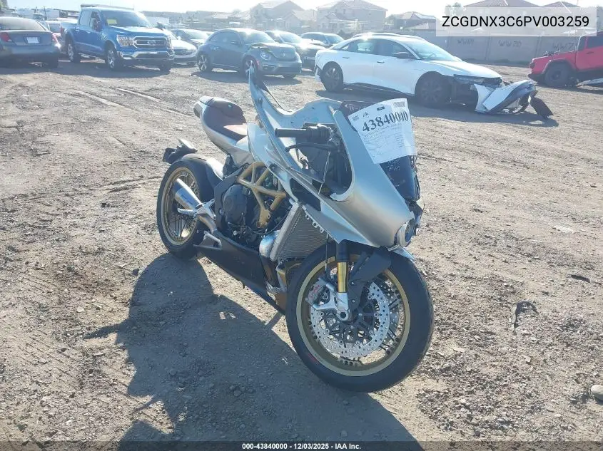 ZCGDNX3C6PV003259 2023 M. V. Agusta Superveloce 800