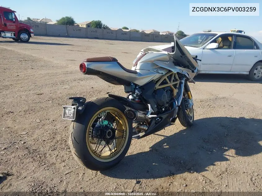 ZCGDNX3C6PV003259 2023 M. V. Agusta Superveloce 800