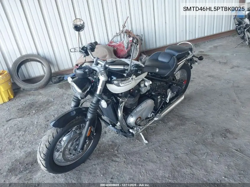 2023 Triumph Motorcycle Bonneville Speedmaster VIN: SMTD46HL5PTBK0025 Lot: 43886605
